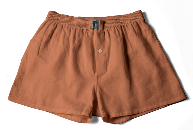 Cinnamon Mens Linen Boxers