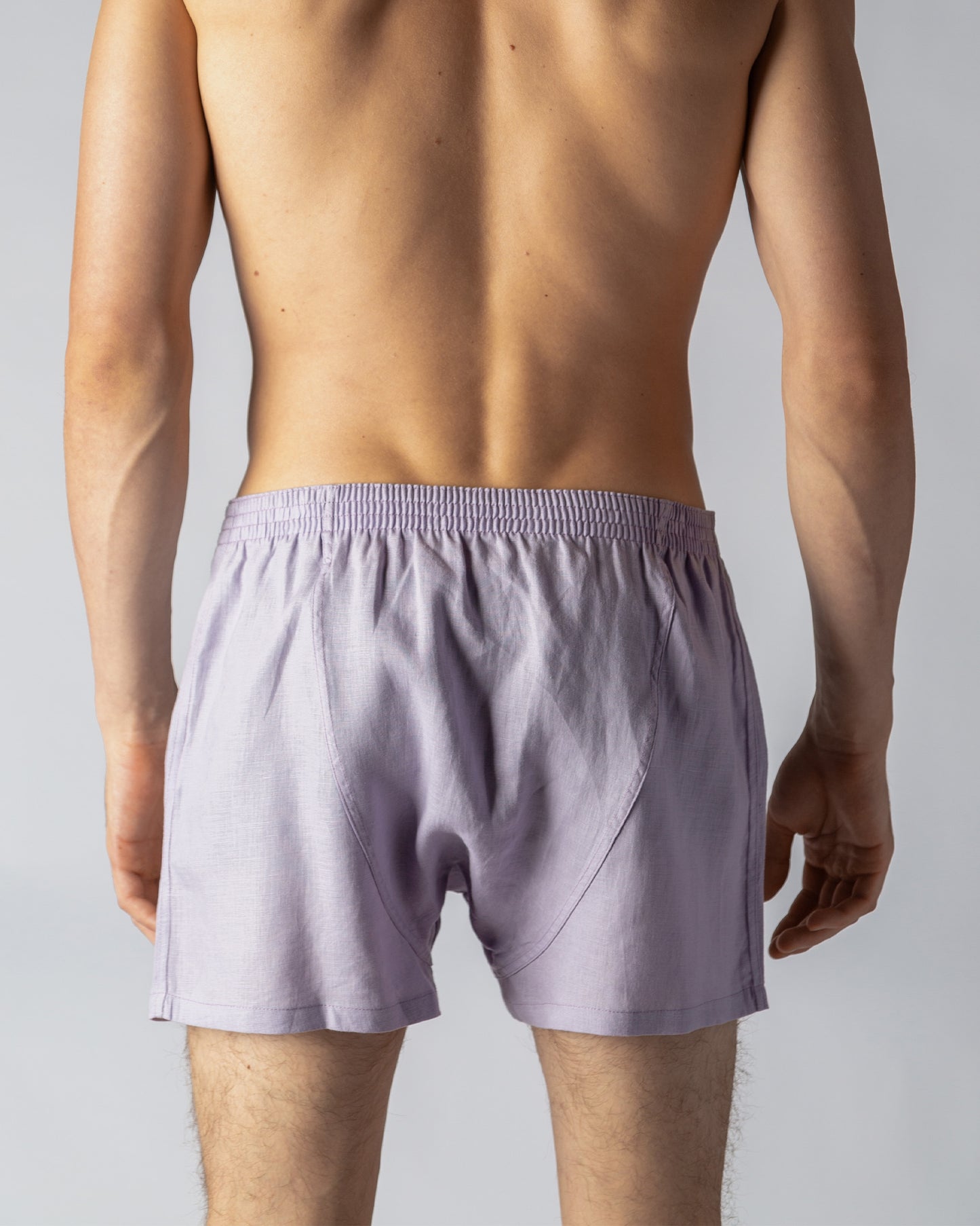 Mauve Organic Linen Boxers