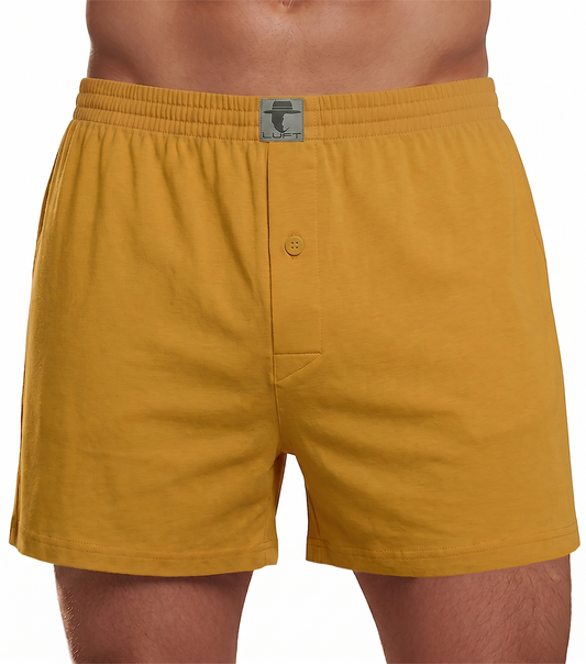 Amber Cotton Jersey / Spandex Boxer Shorts