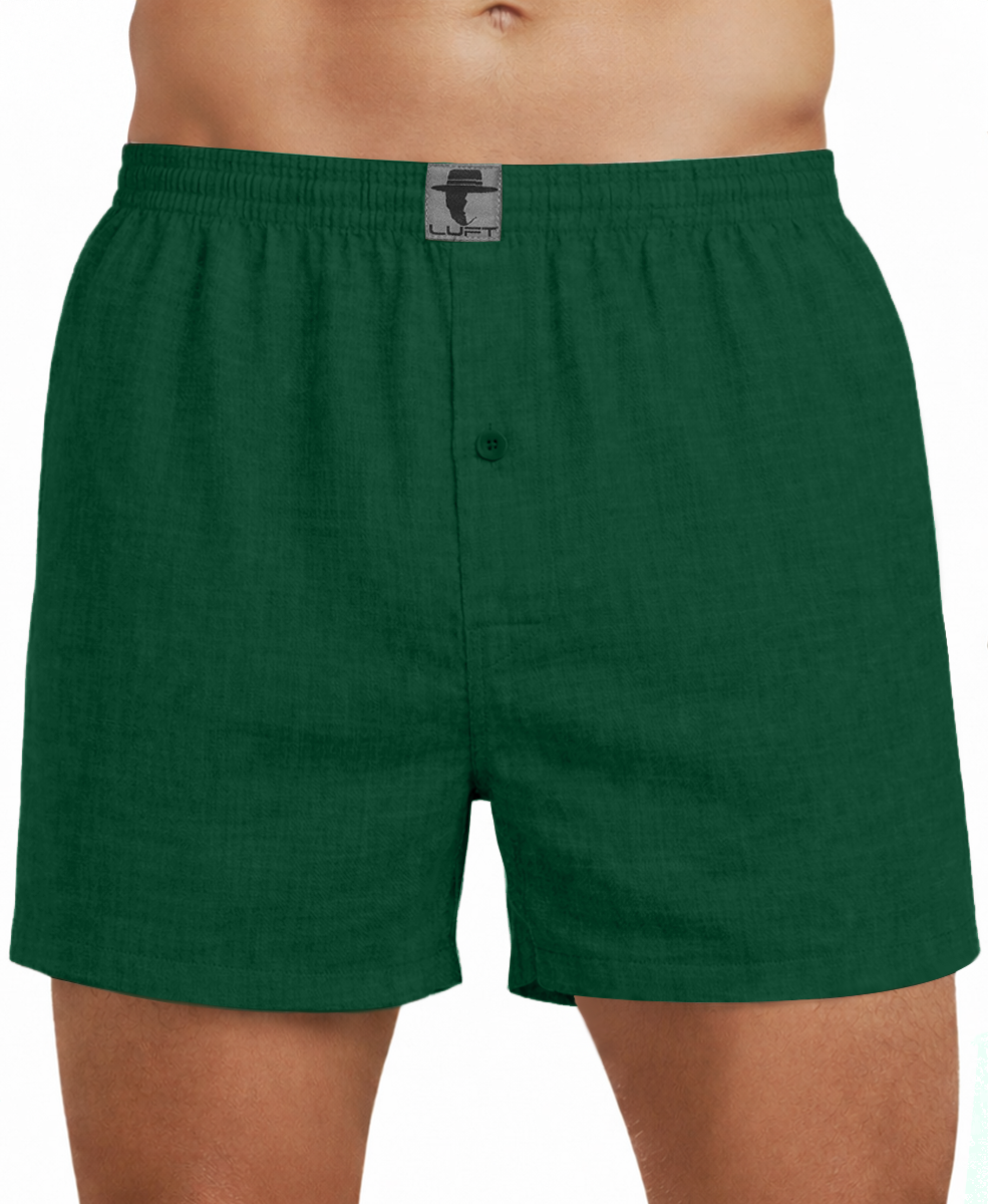 LUFT 100% Linen Mens Boxer Shorts