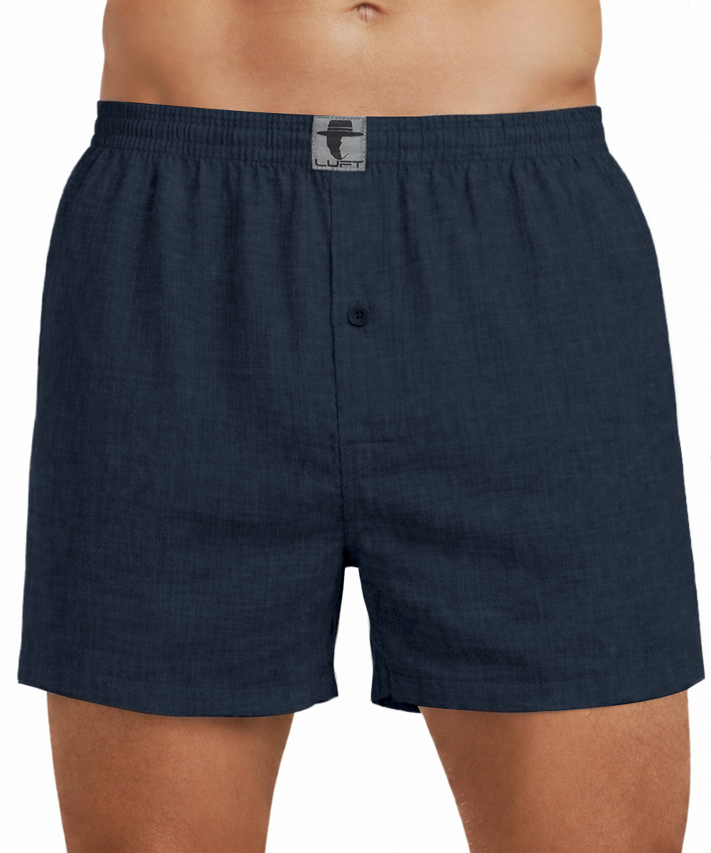 LUFT 100% Linen Mens Boxer Shorts