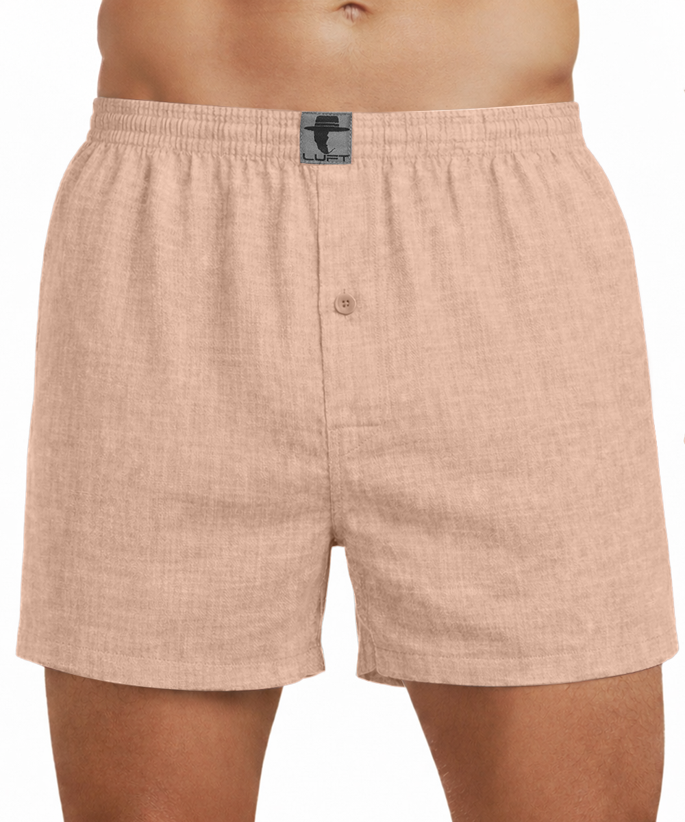 LUFT 100% Linen Mens Boxer Shorts