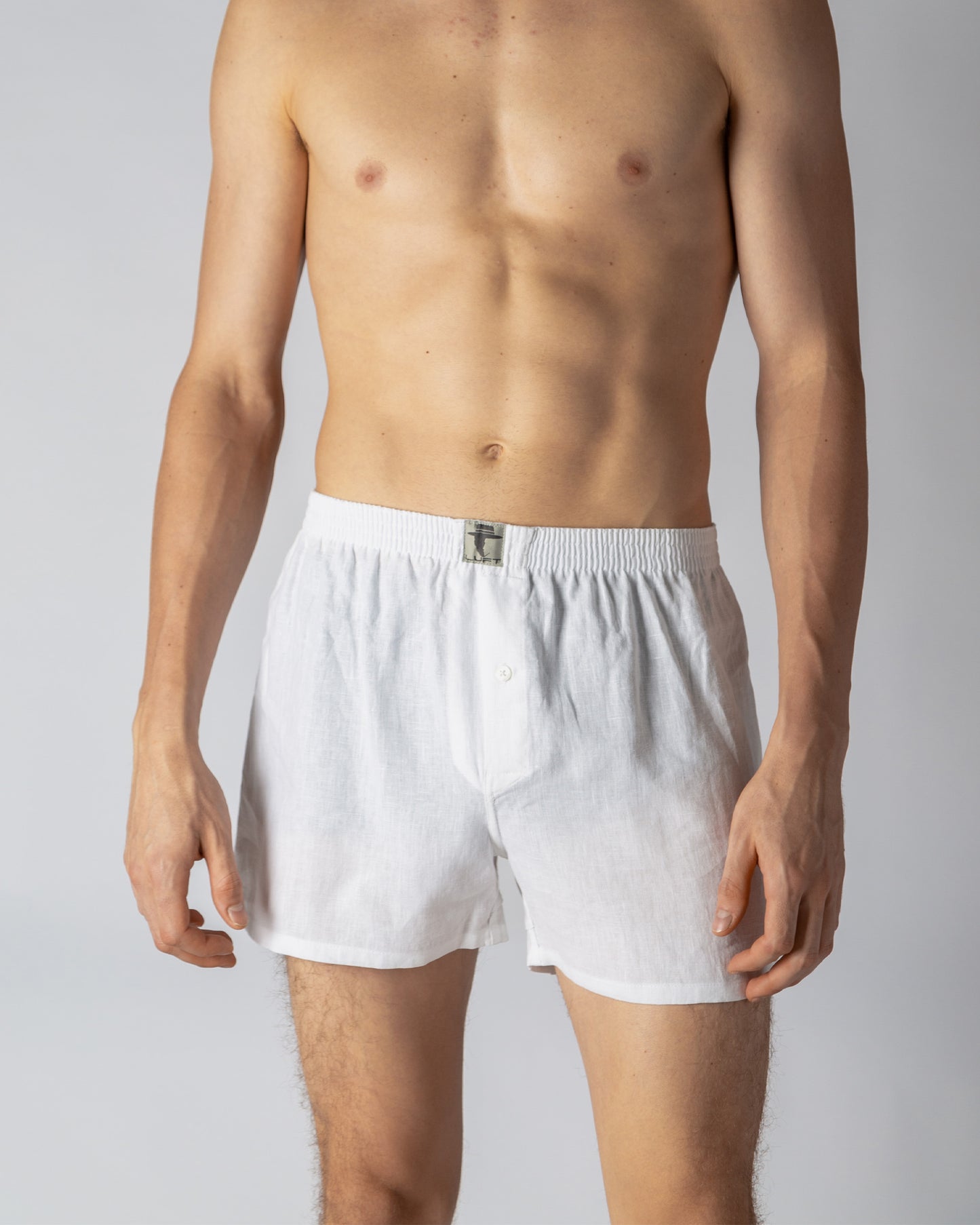 white linen boxers for men collection made with pure quality linen fabric.