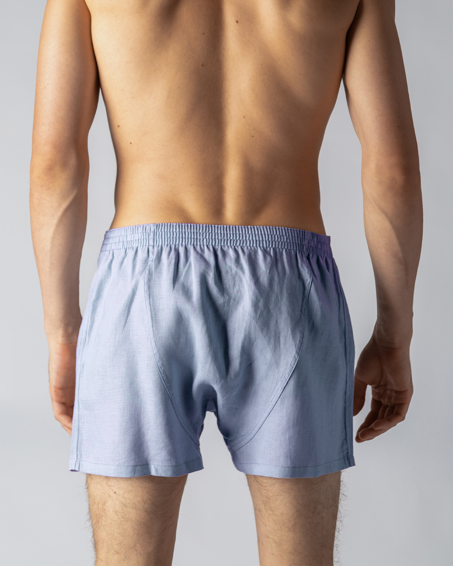 LUFT 100% Linen Mens Boxer Shorts