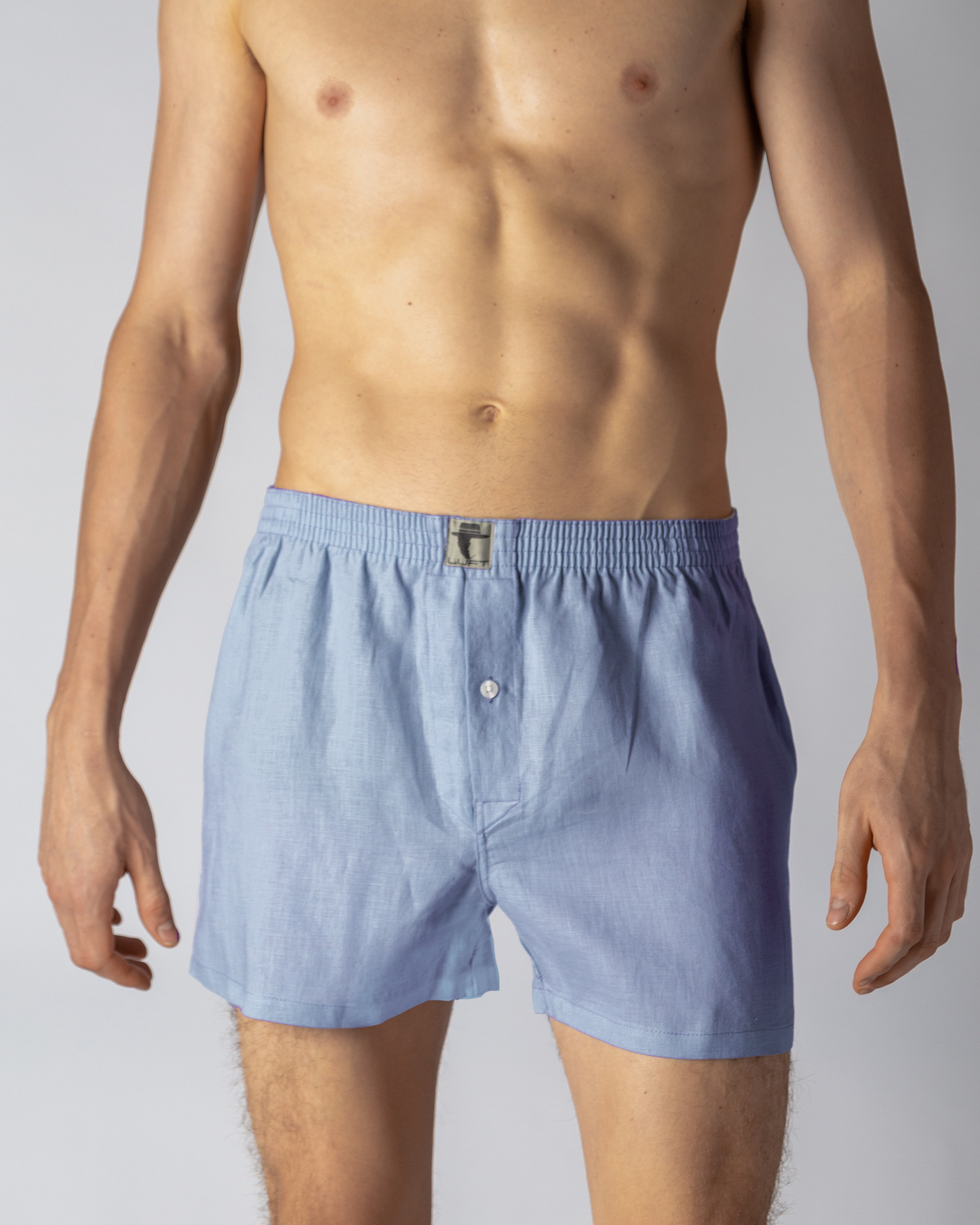 LUFT 100% Linen Mens Boxer Shorts